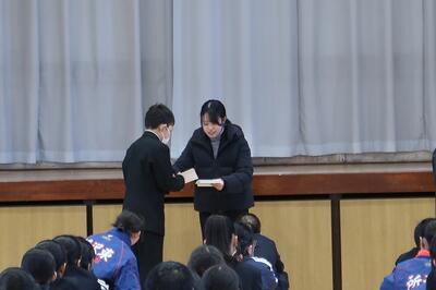 １年生学年集会